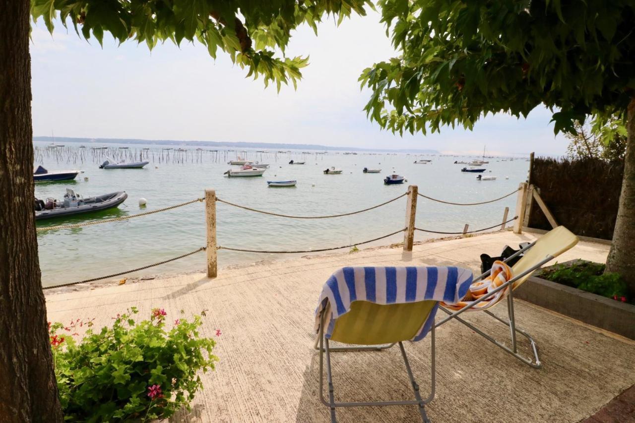 Comfortable, Renovated Studio In Top Cap Ferret Location, 1St Line With Bay View Lege-Cap-Ferret Bagian luar foto