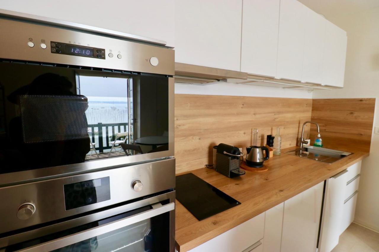 Comfortable, Renovated Studio In Top Cap Ferret Location, 1St Line With Bay View Lege-Cap-Ferret Bagian luar foto