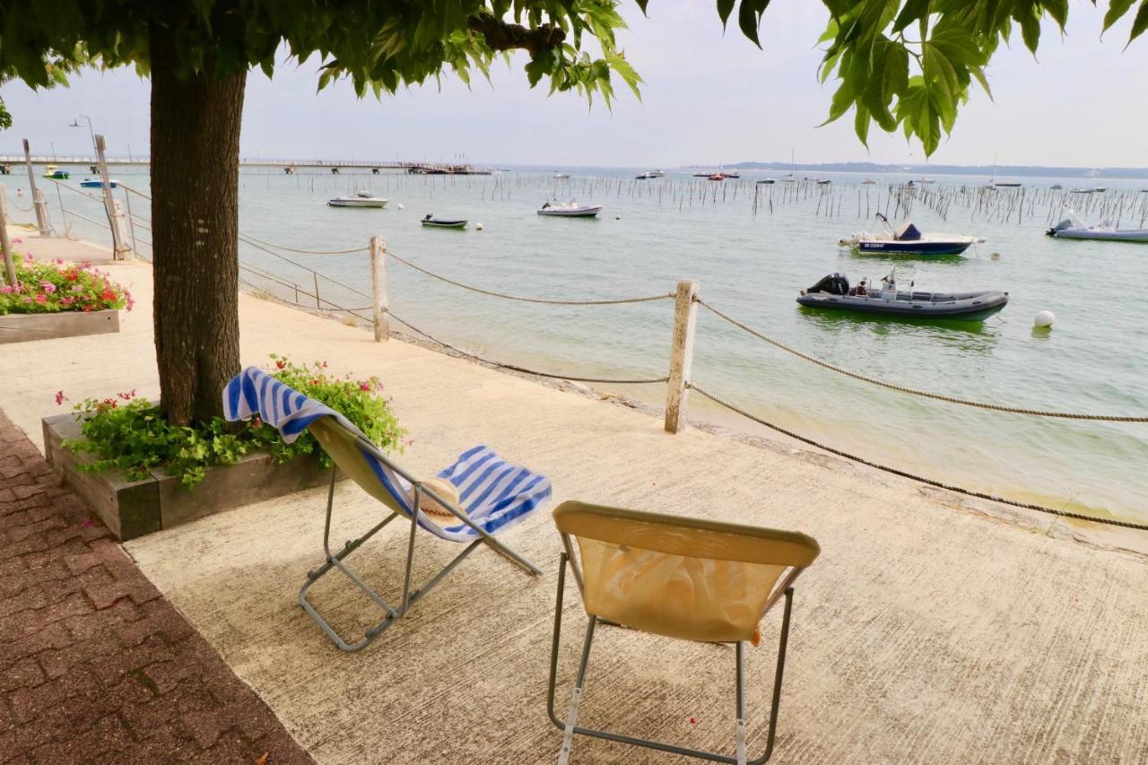Comfortable, Renovated Studio In Top Cap Ferret Location, 1St Line With Bay View Lege-Cap-Ferret Bagian luar foto